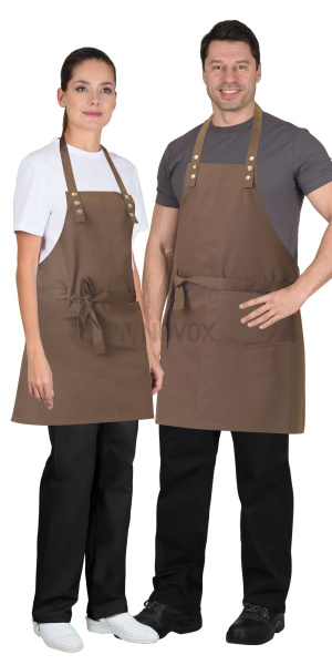 Фартук "БАРИСТА" бежевый