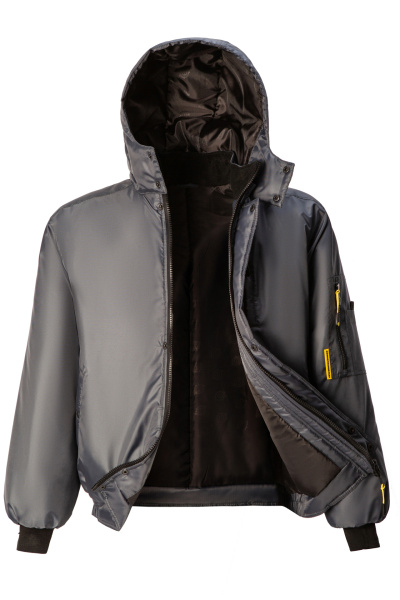 Куртка ДРАЙВЕР утепленная ткань Оксфорд темно-серая