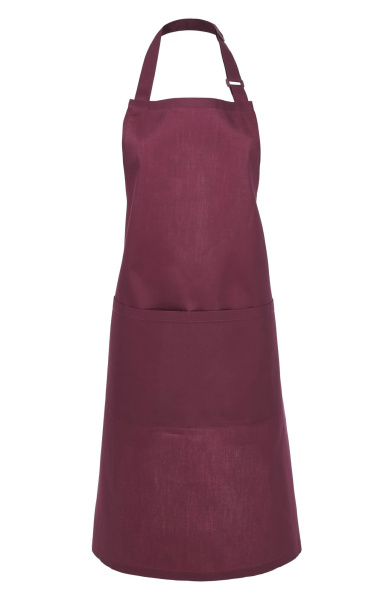 Фартук «BARISTA» с нагрудником, цвет burgundy (бордо)