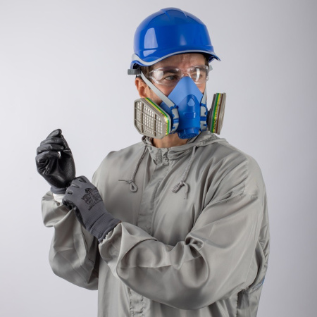 Полумаска защитная силиконовая BAIANDA FEA 07 (байонет) 