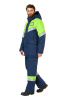 Костюм рабочий мужской зимний "Илион" цвет синий/неон