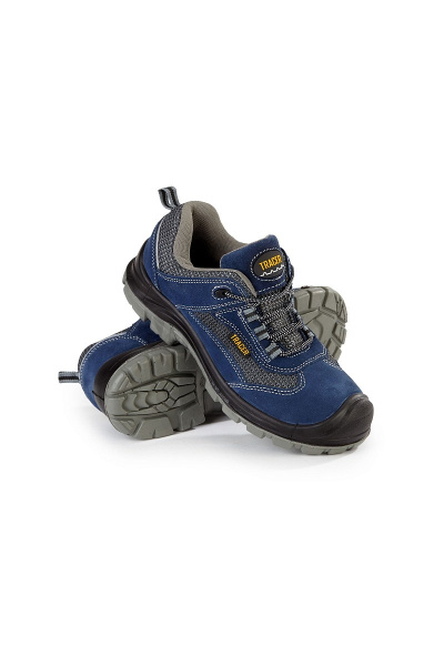 Полуботинки "Трейсер-Актив", замша, КП, ПУ/ПУ, цвет синий/серый
