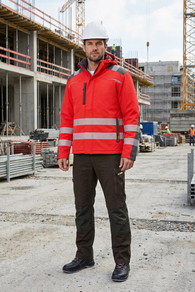 Куртка ЮРИНОКС Хай-Вис (YURINOX Hi-Vis) Люминос демисезонная красная