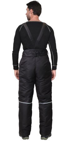 Брюки АЛЕКС зимние, чёрные