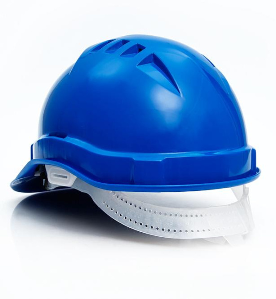 Каска строительная синяя