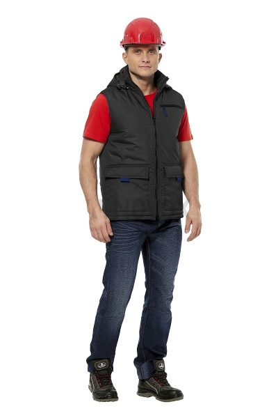 Жилет утепленный "Универсальный" цвет черный