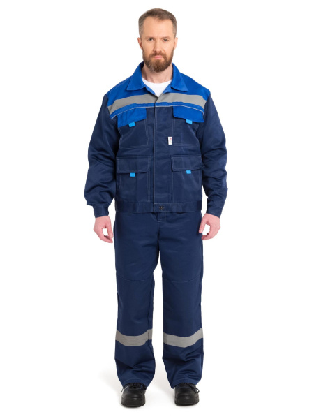 Костюм "Нова" куртка+брюки, цв. син/вас