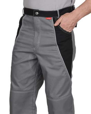 Брюки "Пекин" серый с черным пл. 275 г/кв.м