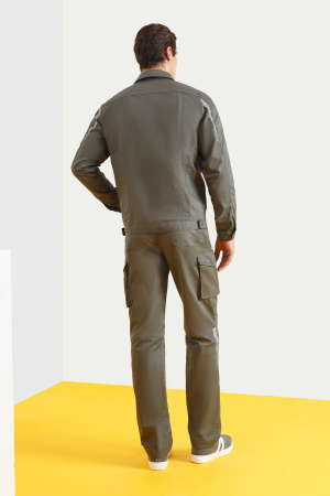 Костюм "STATUS" NEW (Статус), куртка, брюки, серый хаки