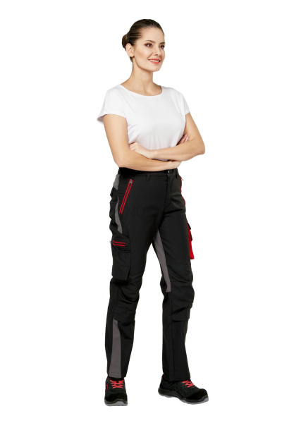 Брюки рабочие женские летние/демисезонные "Студио" цвет черный