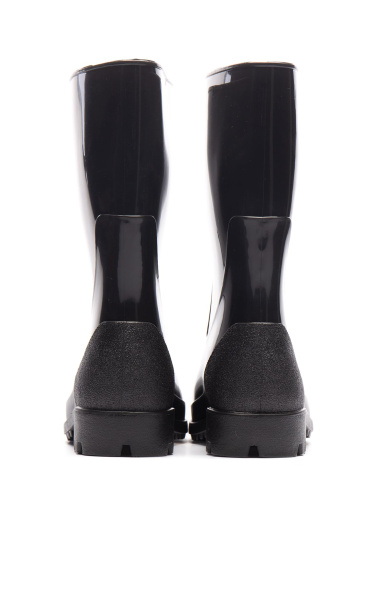 Сапоги ПВХ с чулком из НТП, модель №2 черные