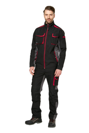 Куртка рабочая мужская летняя/демисезонная "Студио" цвет черный