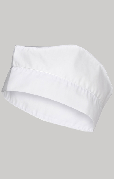 Пилотка белая смесовая