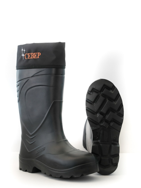 Сапоги ЭВА мужские зимние "Север" (SARDONIX) ,с чулком и манжетой, цвет в ассорт. (в уп. 4 пар)