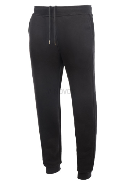 Брюки спортивные (футер 3-х нитка с начесом) черные