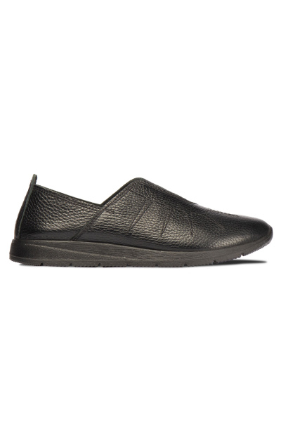 Полуботинки АЛМИ ДЖЕССИКА на резинке кожаные женские арт 64220 09900 05 МИНПРОМТОРГ черные