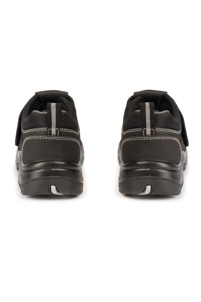 Полуботинки (сандалии) ЮНИОНСПЕЙС с перфорацией, КП, КС, ПУ/Нитрил, черные