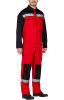 Костюм "Мастер-Люкс", куртка, п/к, красный с черным