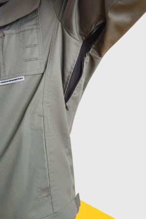 Костюм "STATUS" NEW (Статус), куртка, брюки, серый хаки