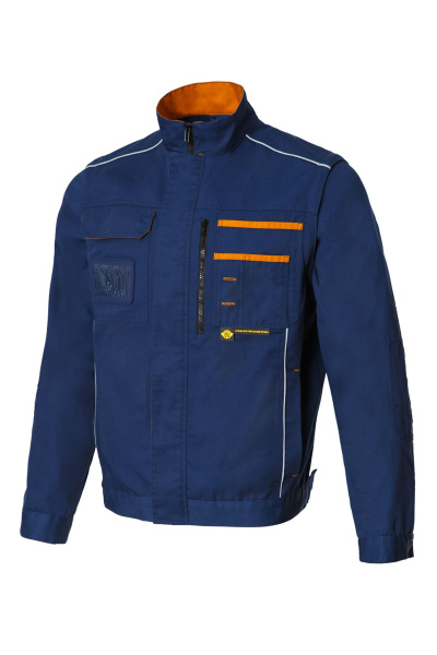 Костюм НЭКСТ (NEXT), куртка с отстегивающимися рукавами, брюки, темно-синий/горчичный