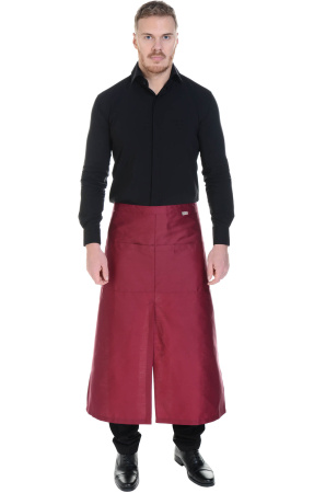 Фартук «BARISTA» удлиненный, цвет burgundy (бордо)