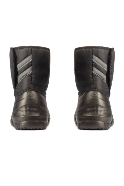 Сапоги комбинированные текстиль/ЭВА модель  утепленные черные