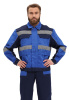 Костюм "РЕСПЕКТ" куртка, п/к, цвет: ВАСИЛЕК/Т.СИНИЙ