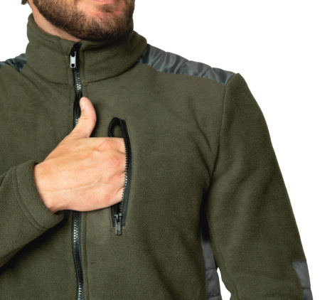 Куртка "Кеми" флисовая без капюшона хаки