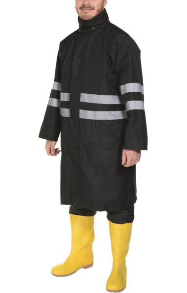 Плащ "Альбатрос Плюс" влагозащитный черный