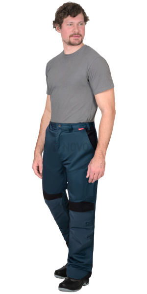 Брюки ЦИТРИН морена с черным