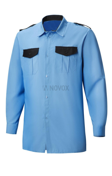 Сорочка "Страйк", голубая