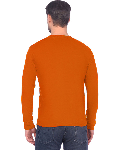 Футболка с длинным рукавом оранжевая