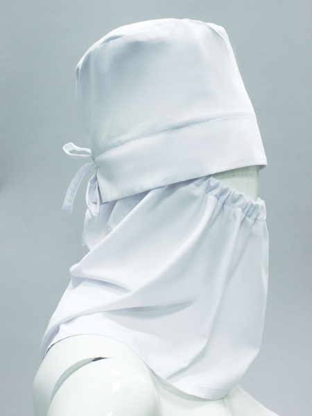 Подшлемник балаклава ХАССП с пелериной (тк.Оптима), белый