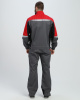 Костюм Формула-2 CH МВО (тк.Смесовая,240) п/к, серый/черный/красный