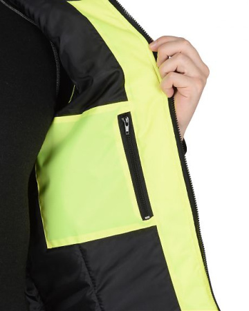 Жилет "Терминал", цв. синий с лимонным