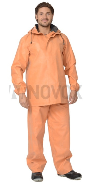 Костюм РЫБАК: куртка, полукомбинезон (тк. 1045) оранжевый