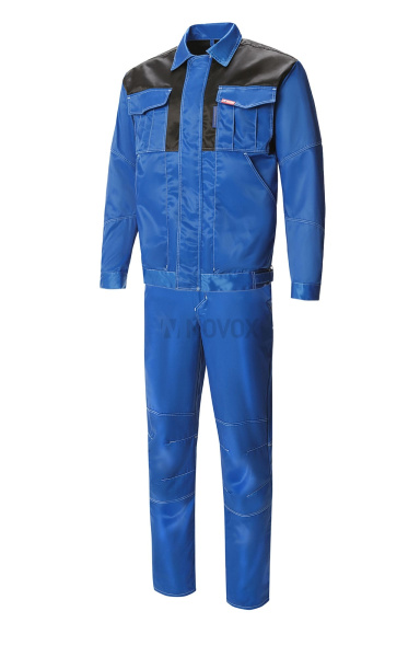 Костюм мужской "MARS" (МАРС), куртка, п/к,  василек с черным