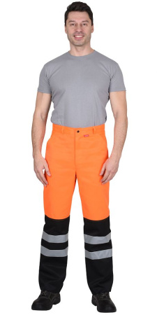 Костюм "МАГИСТРАЛЬ-ЛЮКС" куртка, брюки, оранжевый/черный