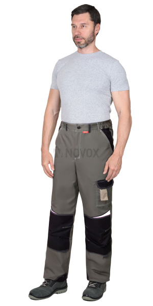 Брюки «КАСПИЙ», оливковый с черным и песочным СОП. тк.Rodos