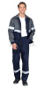 Костюм антистатический мужской "Вираж-Антистат М" тёмно-синий/тёмно-серый (куртка и брюки)