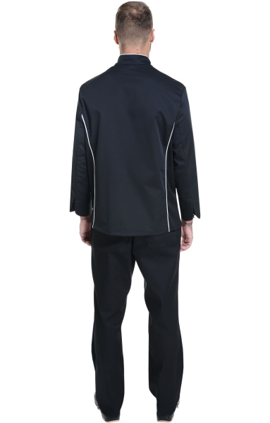 Китель поварской RICON (РИКОН) black (черный)