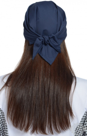Косынка ткань "Тиси" темно-синяя