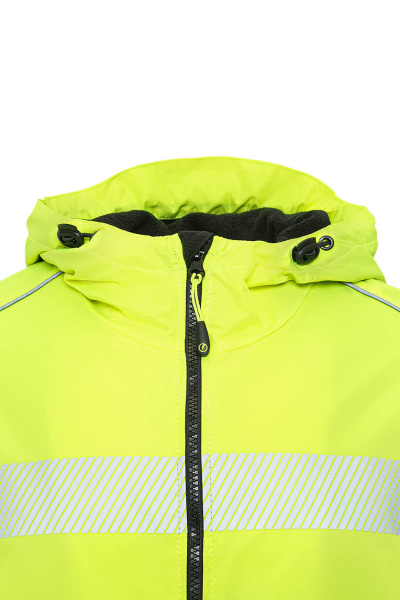 Ветровка КОТПРОФИ на флисе лимон