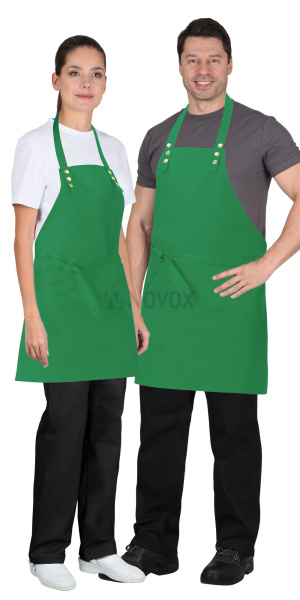 Фартук БАРИСТА зеленый