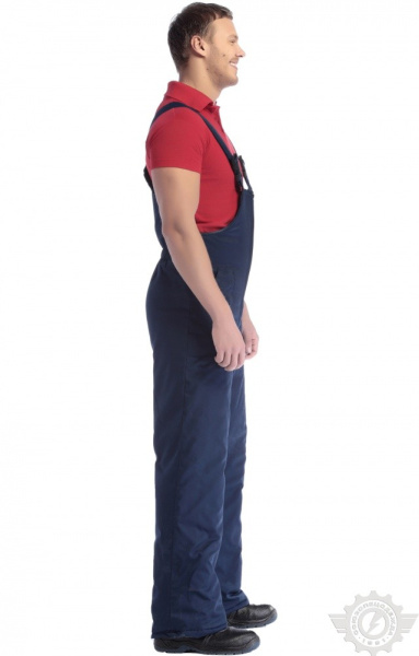 Полукомбинезон "Эксперт" зимний темно-синий