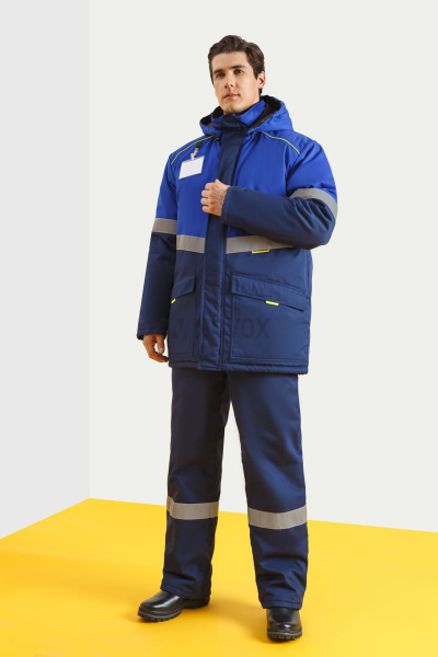 Костюм СОЮЗСПЕЦ утепленный темно-синий василек