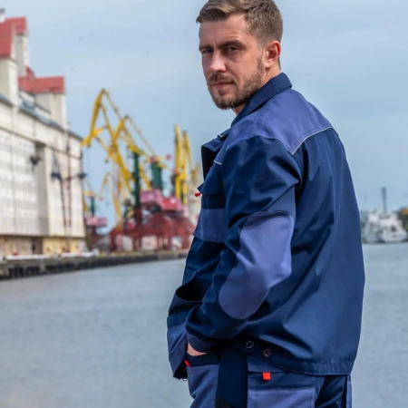 Куртка PROTONE LIGHT, синий/т.синий/оранжевый