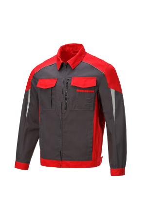 Костюм "STATUS" NEW (Статус), куртка, брюки, графит красный