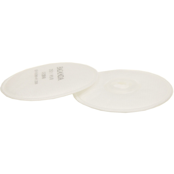 Фильтр для защиты от твердых и жидких частиц BAIANDA 2501 P3R РОЗ (2 шт.) (аналог 3M-2138)