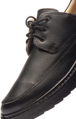 Полуботинки АЛМИ ДИМА кожаные мужские арт 7081 07101 ПУ, черные